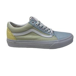 Vans Old Skool Women's 9 Pastel Block Shoes New Blue Green Pink